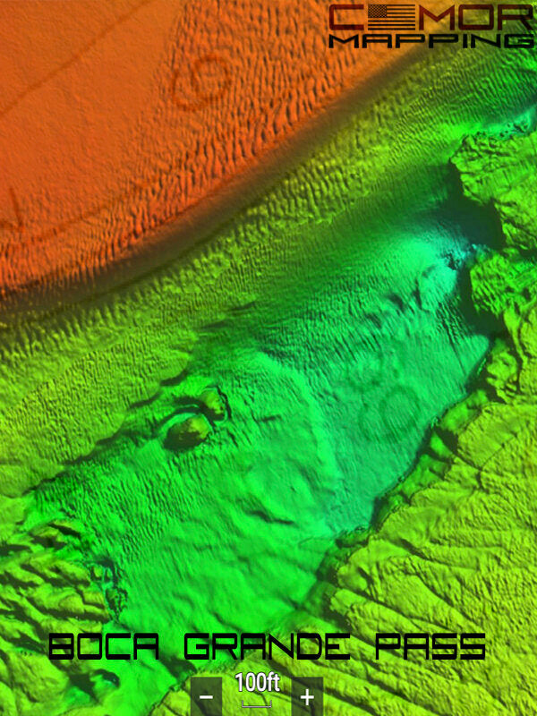 CMOR West Florida V2 3D Relief Shading Card (SIMRAD/Lowrance/VesselView)