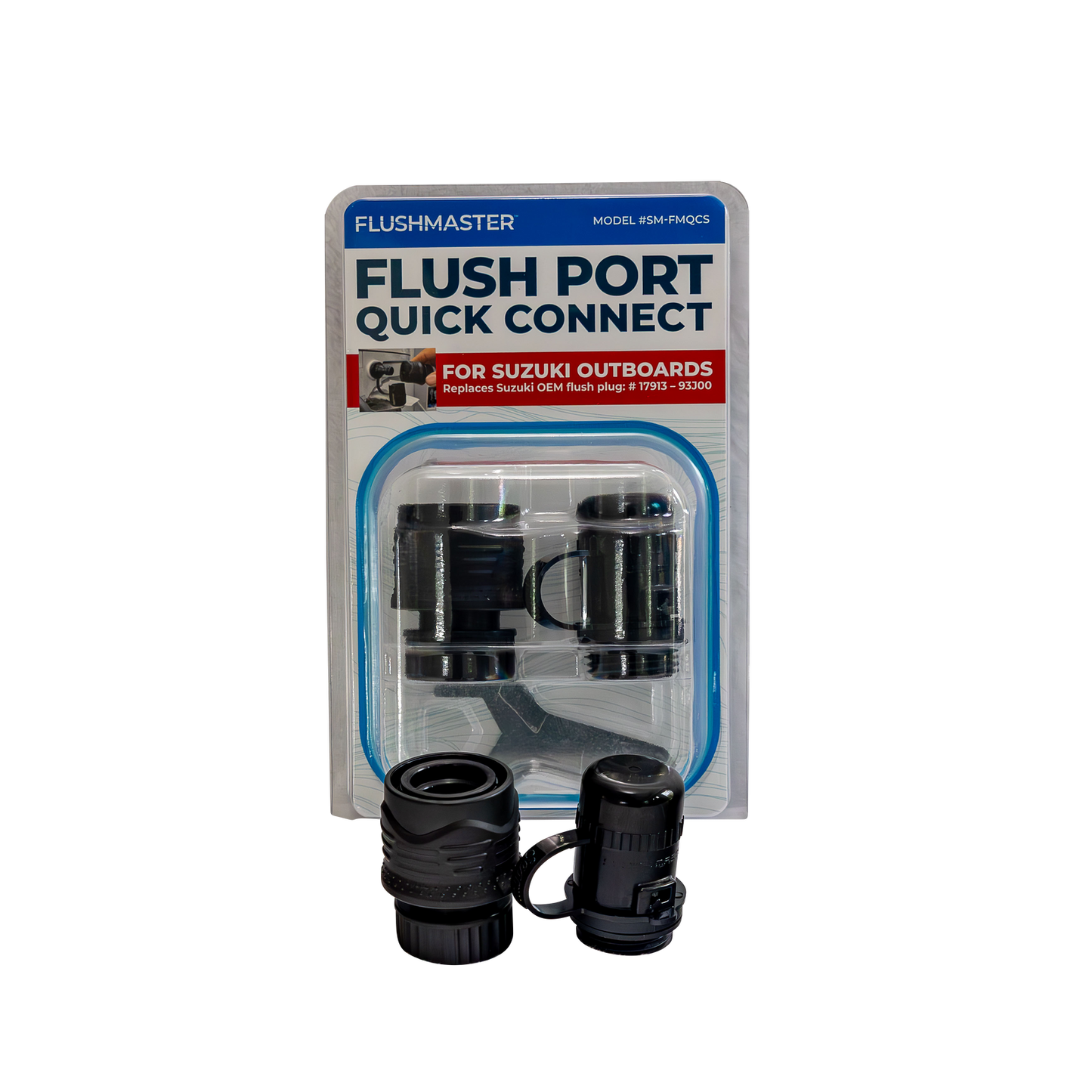 Flush Port Quick Connect for Suzuki