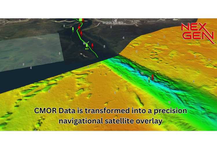 CMOR NEXTGEN West Florida V3 3D Relief Shading Card (SIMRAD/Lowrance/VesselView)
