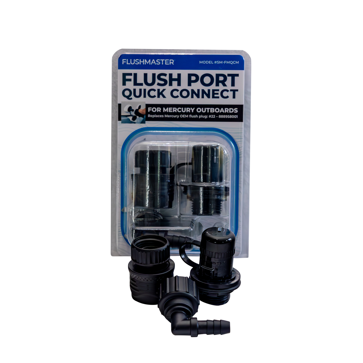 Flush Port Quick Connect for Mercury
