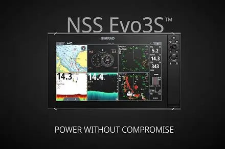 Simrad NSS12 evo3S Combo Multi-Function Chartplotter/Fishfinder - No HDMI