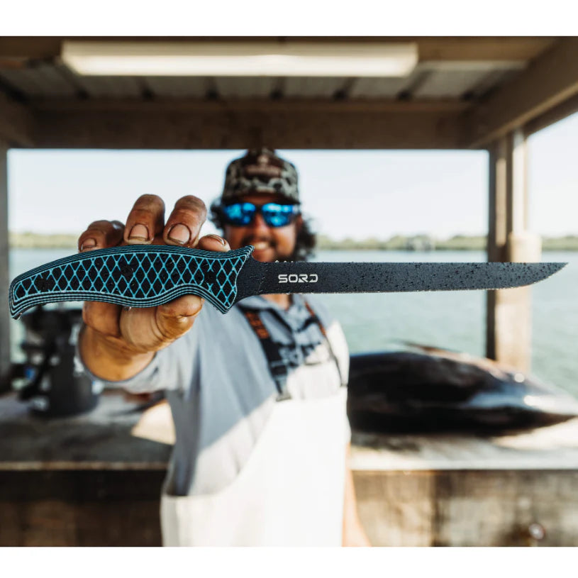 LIMITED EDITION- SORD BLACK ICE 8" FILLET KNIFE - MEDIUM FLEX