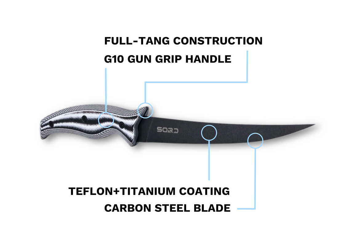 SORD 7" FILLET KNIFE - FLEXY