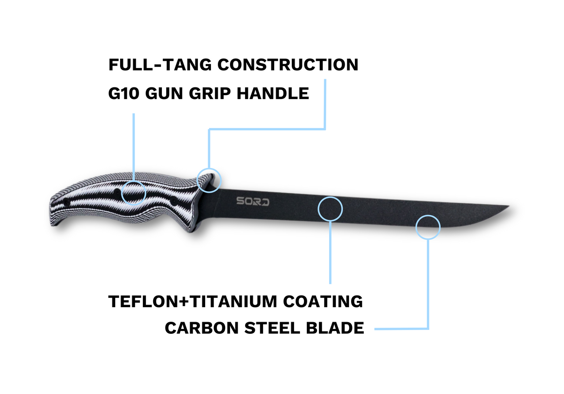 SORD 8" FILLET KNIFE - SUPER FLEX